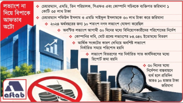 লভ্যাংশ আটকে আফতাব অটোর পর্ষদে ১ কোটি ৩৫ লাখ টাকা জরিমানা লভ্যাংশ আটকে আফতাব অটোর পর্ষদে ১ কোটি ৩৫ লাখ টাকা জরিমানা